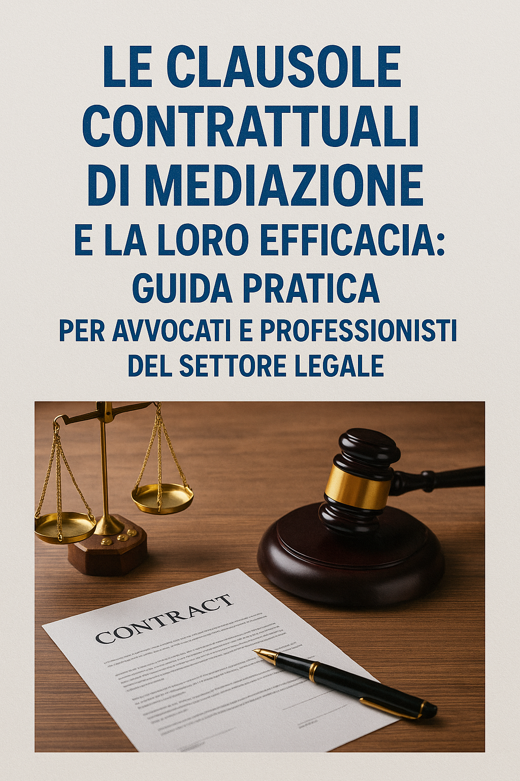 Le clausole contrattuali di mediazione e la loro efficacia: guida pratica per avvocati e professionisti del settore legale.