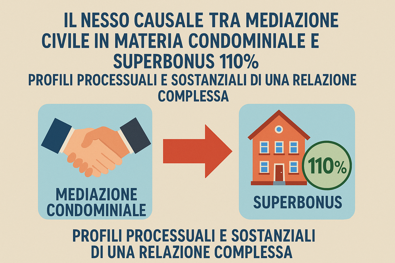 Il nesso causale tra Mediazione Civile in materia condominiale e Superbonus 110%: profili processuali e sostanziali di una relazione complessa.