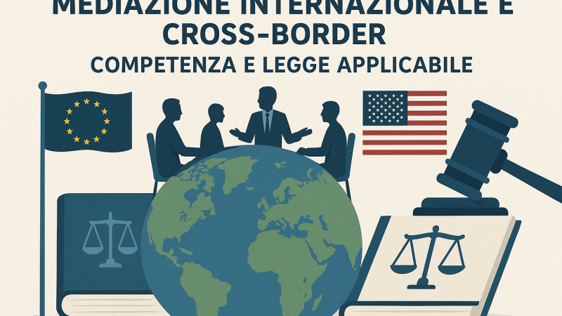 Mediazione internazionale e Cross-Border: competenza e legge applicabile