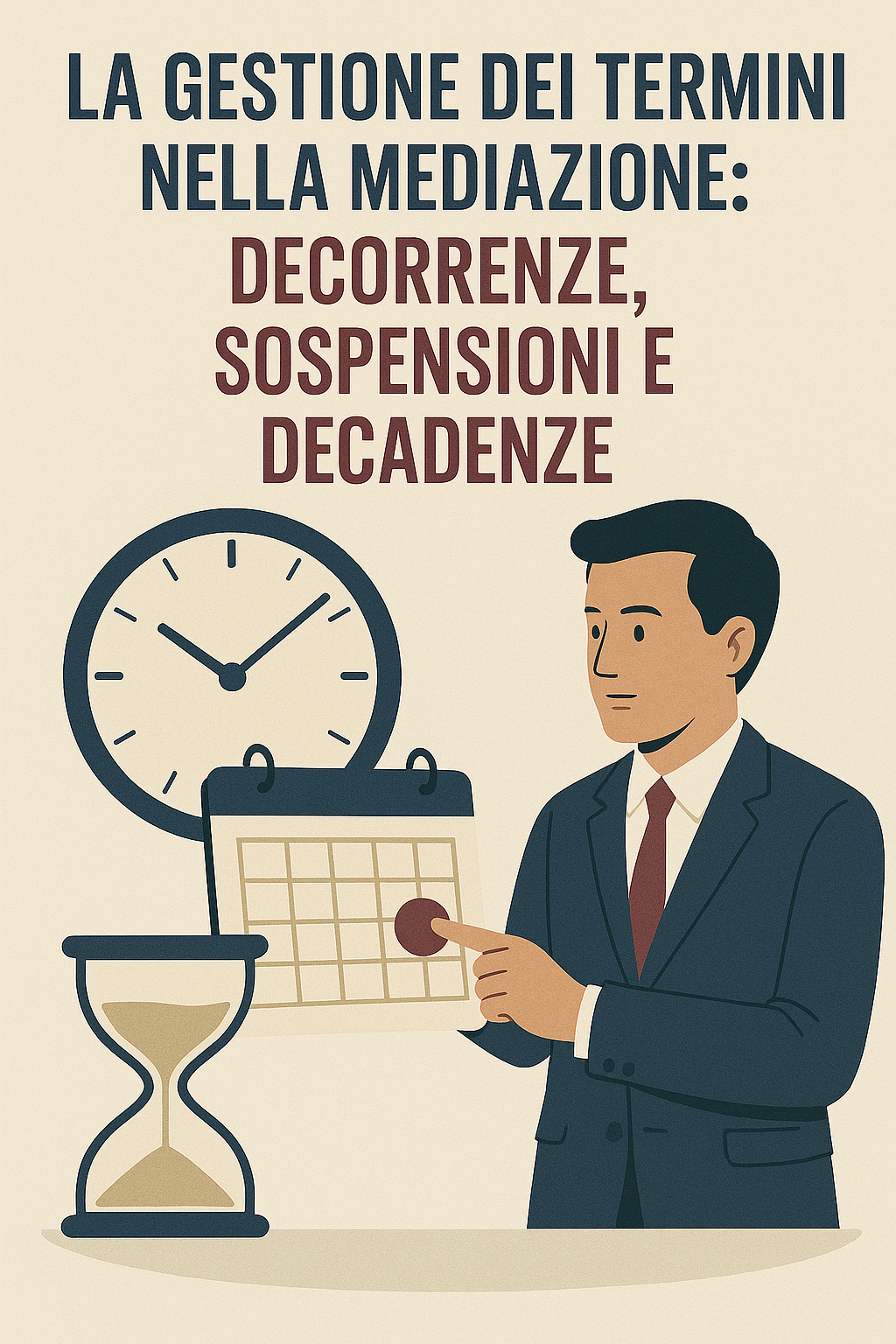 La gestione dei termini nella mediazione: decorrenze, sospensioni e decadenze.