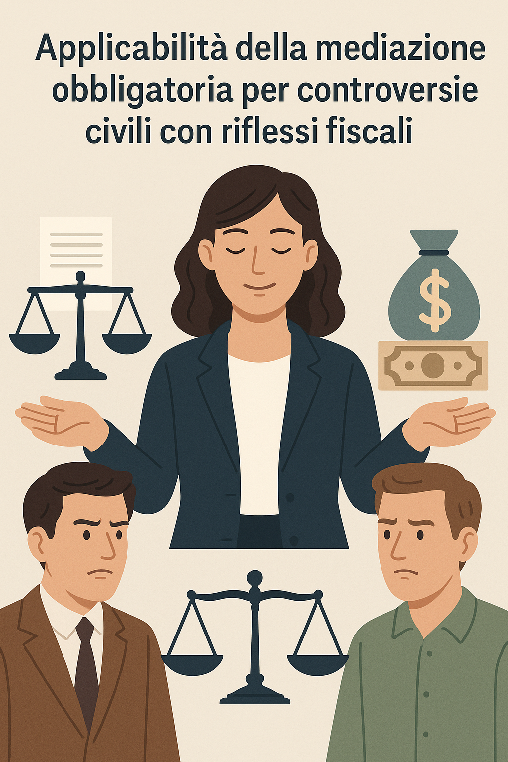 Applicabilità della mediazione obbligatoria per controversie civili con riflessi fiscali