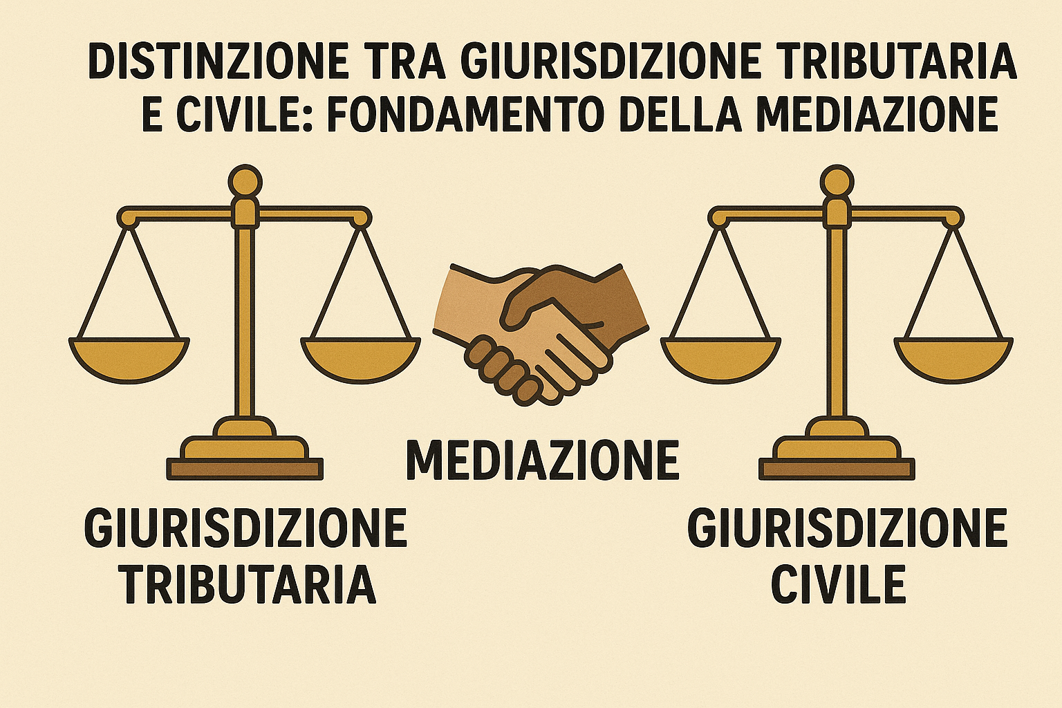 Distinzione tra giurisdizione tributaria e civile: fondamento della mediazione