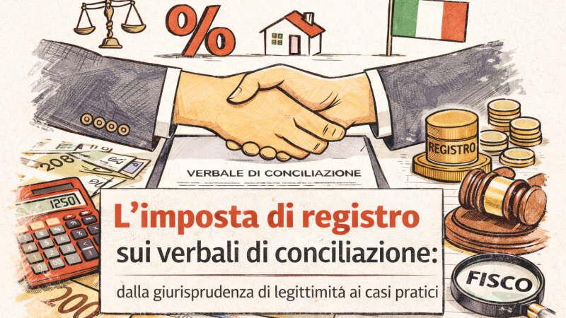 L’imposta di registro sui verbali di conciliazione: dalla giurisprudenza di legittimità ai casi pratici