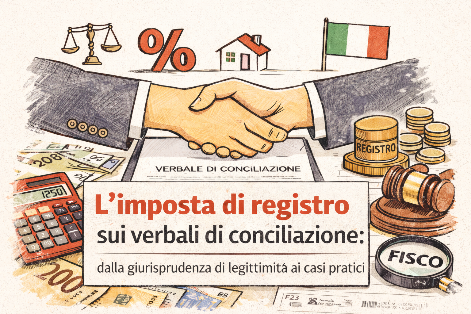 L’imposta di registro sui verbali di conciliazione: dalla giurisprudenza di legittimità ai casi pratici