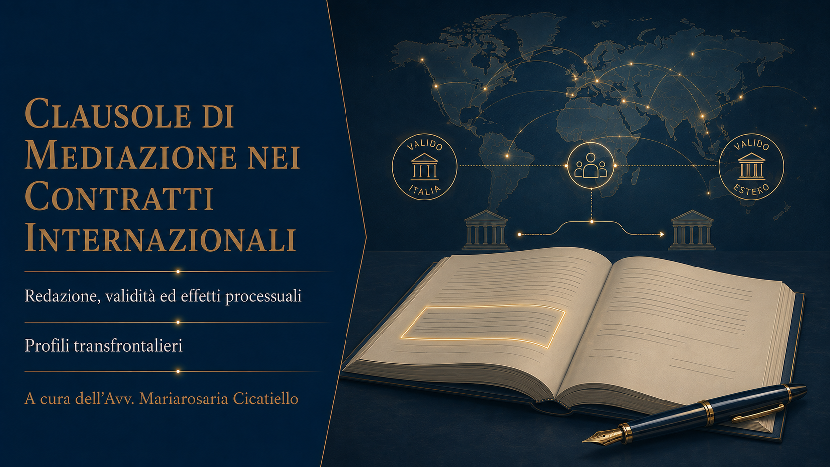 Clausole di mediazione nei contratti internazionali: redazione, validità ed effetti processuali transfrontalieri