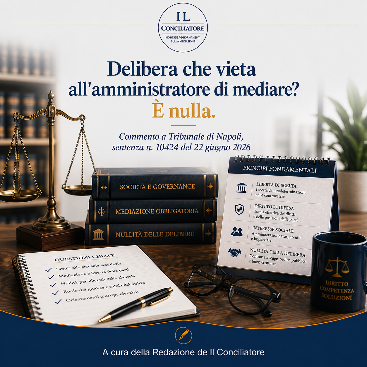 Delibera che vieta all’amministratore di mediare? È nulla.