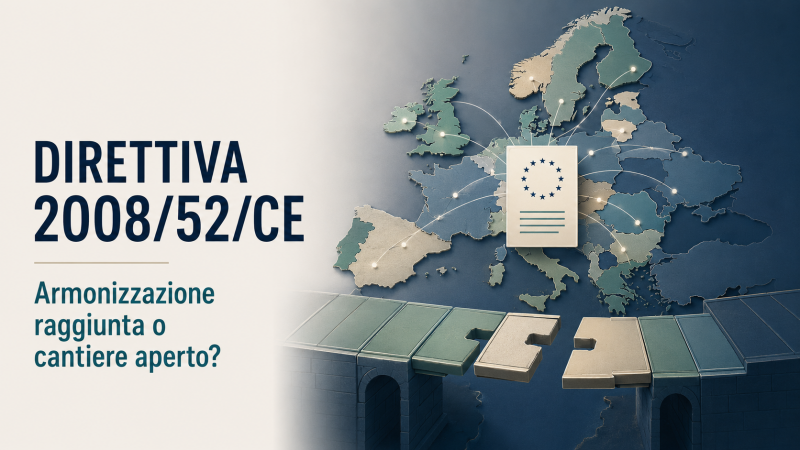 Direttiva 2008/52/CE e legislazioni nazionali a confronto: armonizzazione raggiunta o cantiere aperto?