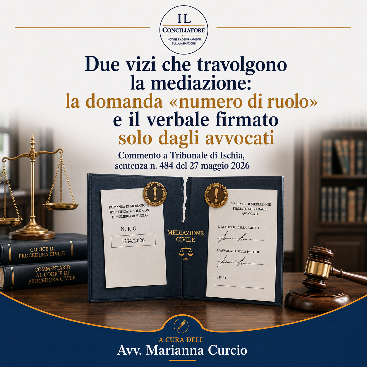 Due vizi che travolgono la mediazione: la domanda «numero di ruolo» e il verbale firmato solo dagli avvocati
