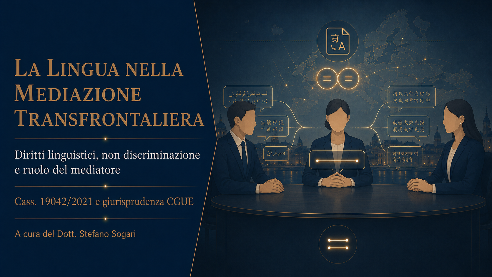 La lingua nella mediazione transfrontaliera: diritti linguistici, non discriminazione e ruolodel mediatore dopo Cass. 19042/2021 e la giurisprudenza CGUE