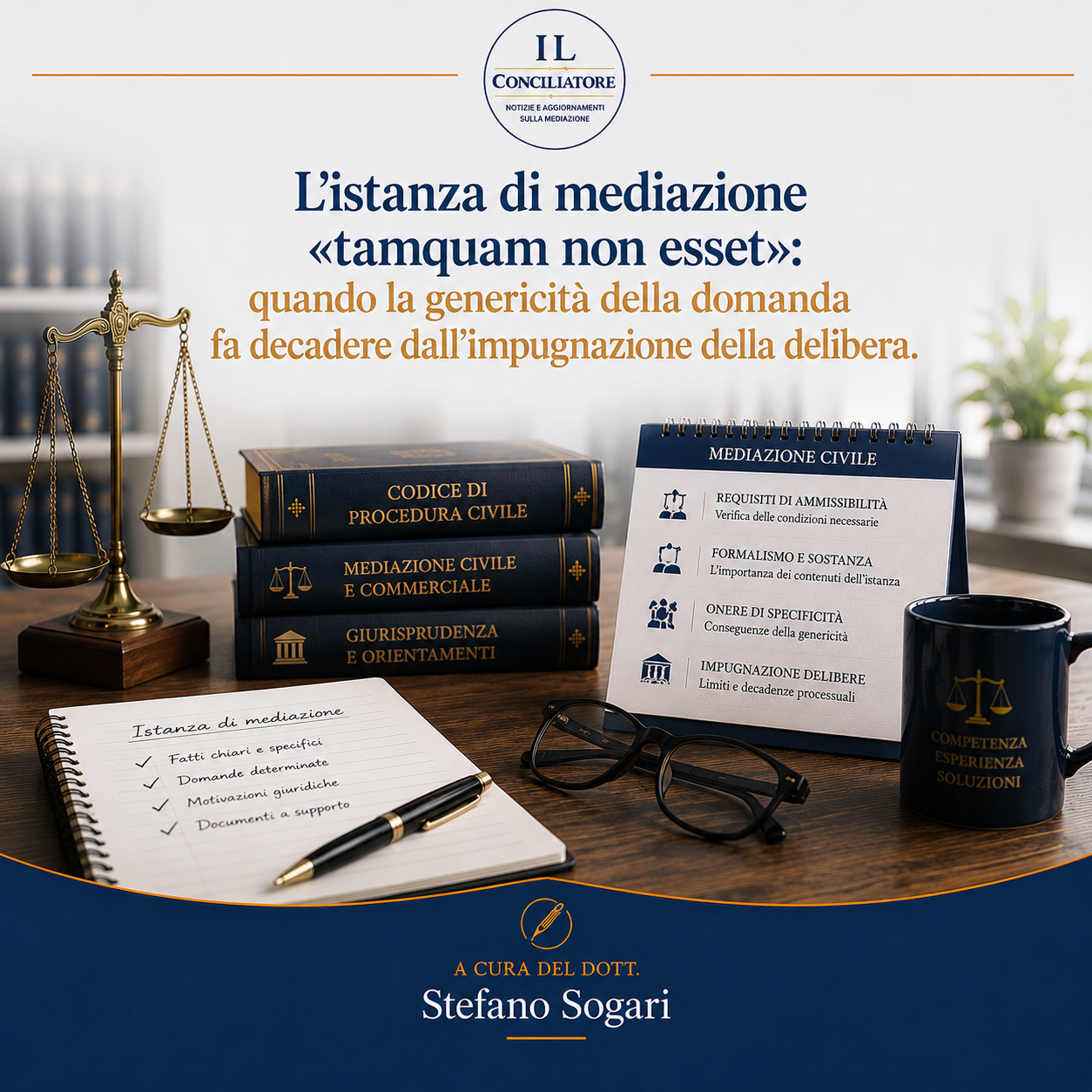 L’istanza di mediazione «tamquam non esset»: quando la genericità della domanda fa decadere dall’impugnazione della delibera