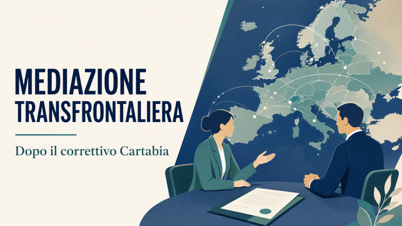 Mediazione transfrontaliera dopo il correttivo Cartabia: il nuovo art. 12, comma 1-ter, d.lgs.28/2010 e il raccordo con la direttiva 2008/52/CE