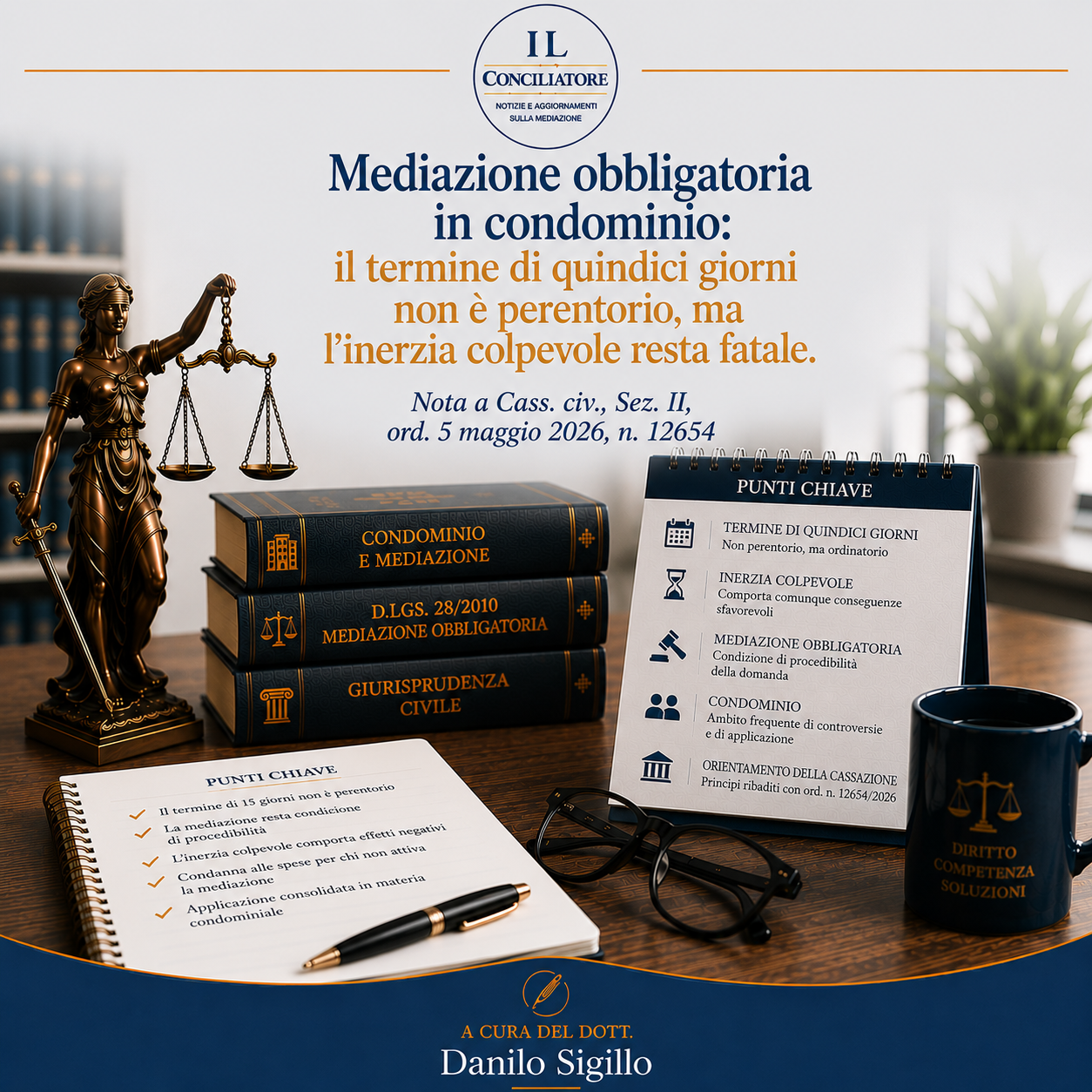 Mediazione obbligatoria in condominio: il termine di quindici giorni non è perentorio, ma l’inerzia colpevole resta fatale